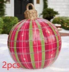 Christmas Ornament Holly Ball Outdoor Tree Decoration Christmas Balls for Yards - EX-STOCK Canada