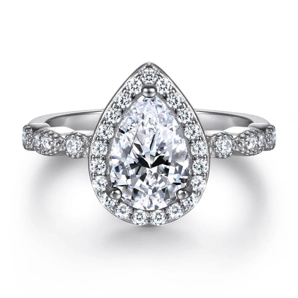 Fashion Ring Set Ladies 925 Sterling Silver Combination Wedding Ring women - EX-STOCK Canada