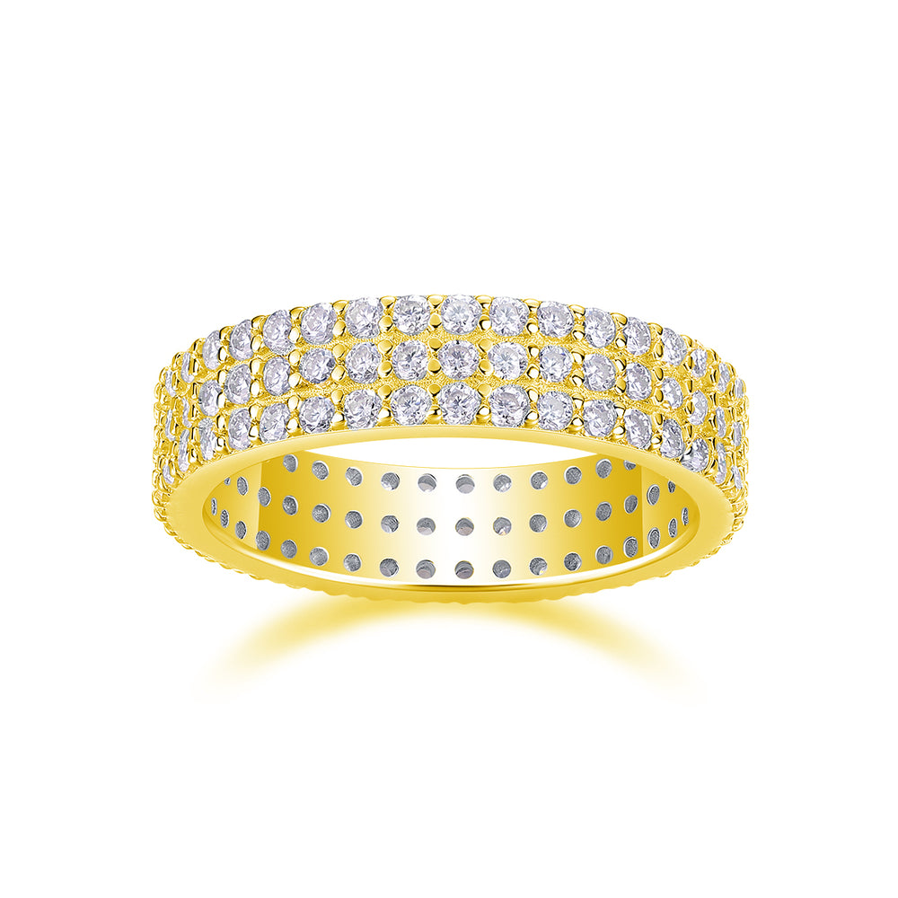 Moon Shadow Romance Wedding Ring Set, Moissanite S925 Sterling Silver with Platinum Plating, Yellow and Rose Gold Options EX-STOCK Canada