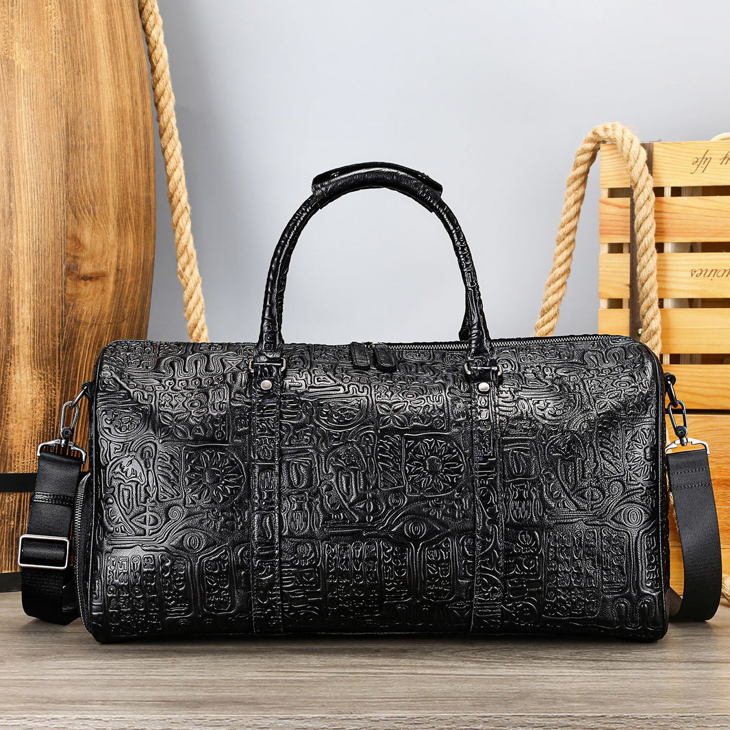 Sac à main à motif en relief rétro pour hommes | EX-STOCK Canada