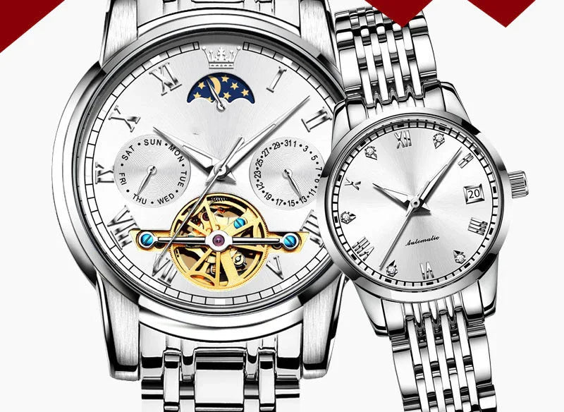 Couple's Automatic Pair Of Mechanical Watches EX-STOCK Canada