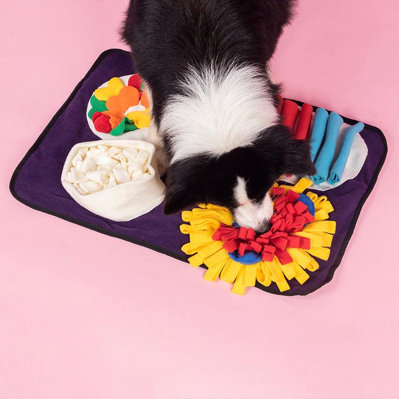 Italian Feast Snuffle Mat Interactive Dog Foraging Mat, Encourage Natural Foraging Skills, Durable And Machine Washable, Suitable For Large Medium Small Dogs