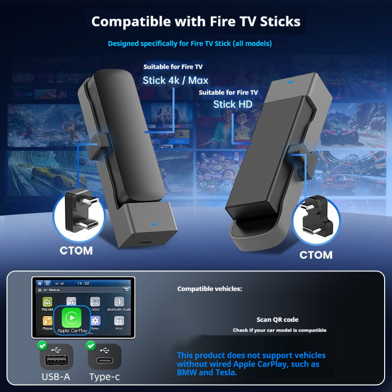 Adaptateur HDMI compatible avec Amazon Fire TV StickEX-STOCK Canada