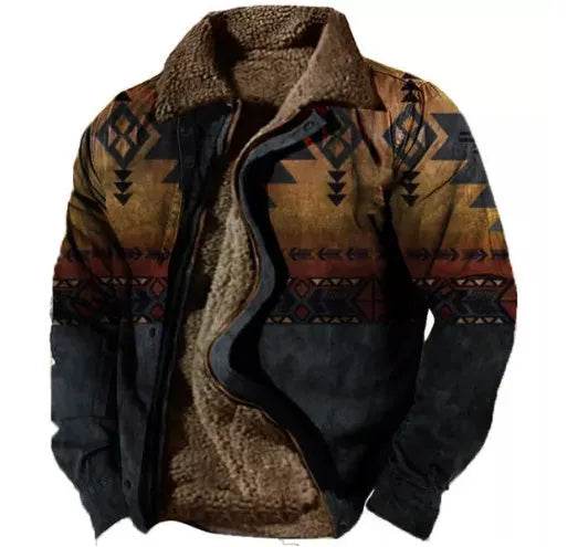 Thickened Side Seam Pocket Casual Zipper Loose Wolf Cotton Jacket - EX-STOCK Canada