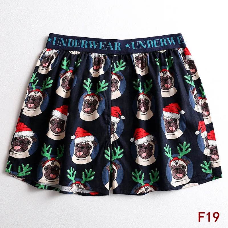 Cartoon Printed Cotton Men's Underwear Loose Boxer Short Breathable - EX-STOCK Canada