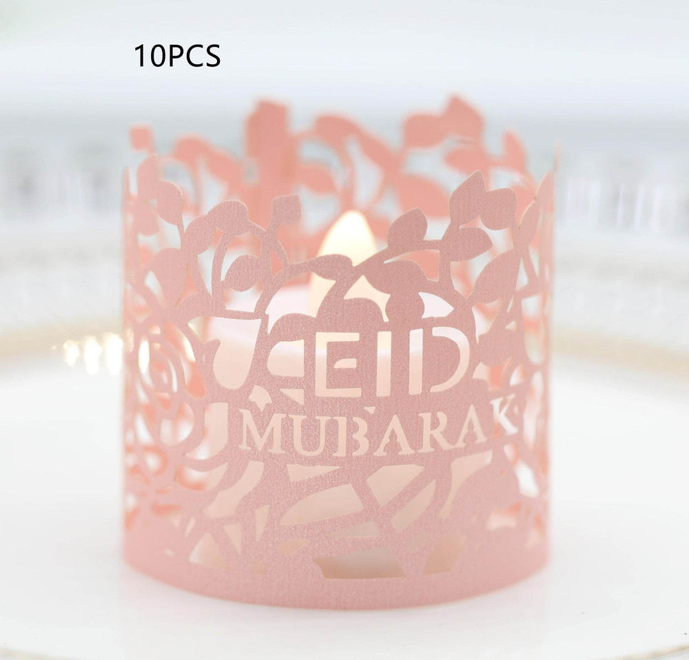 MOQ200 Ramadan Electronic Candle Lampshade Laser Cutout - EX-STOCK Canada