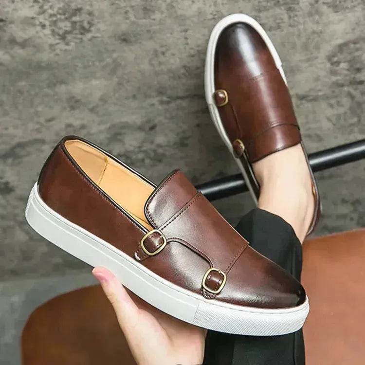 Fashion Loafers Men's Casual Slip-on Flats Shoes Formal Business Office Meeting Shoe for Men - EX-STOCK Canada