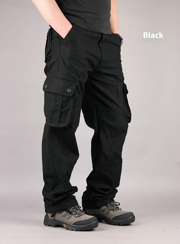 Multi-pocket Men's Casual Loose Labor Protection Cargo Pants - EX-STOCK Canada