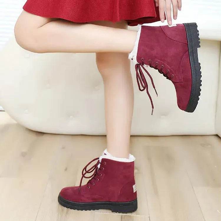 Winter Snow Boots With Warm Plush Ankle Boots For Women Shoes - EX-STOCK Canada