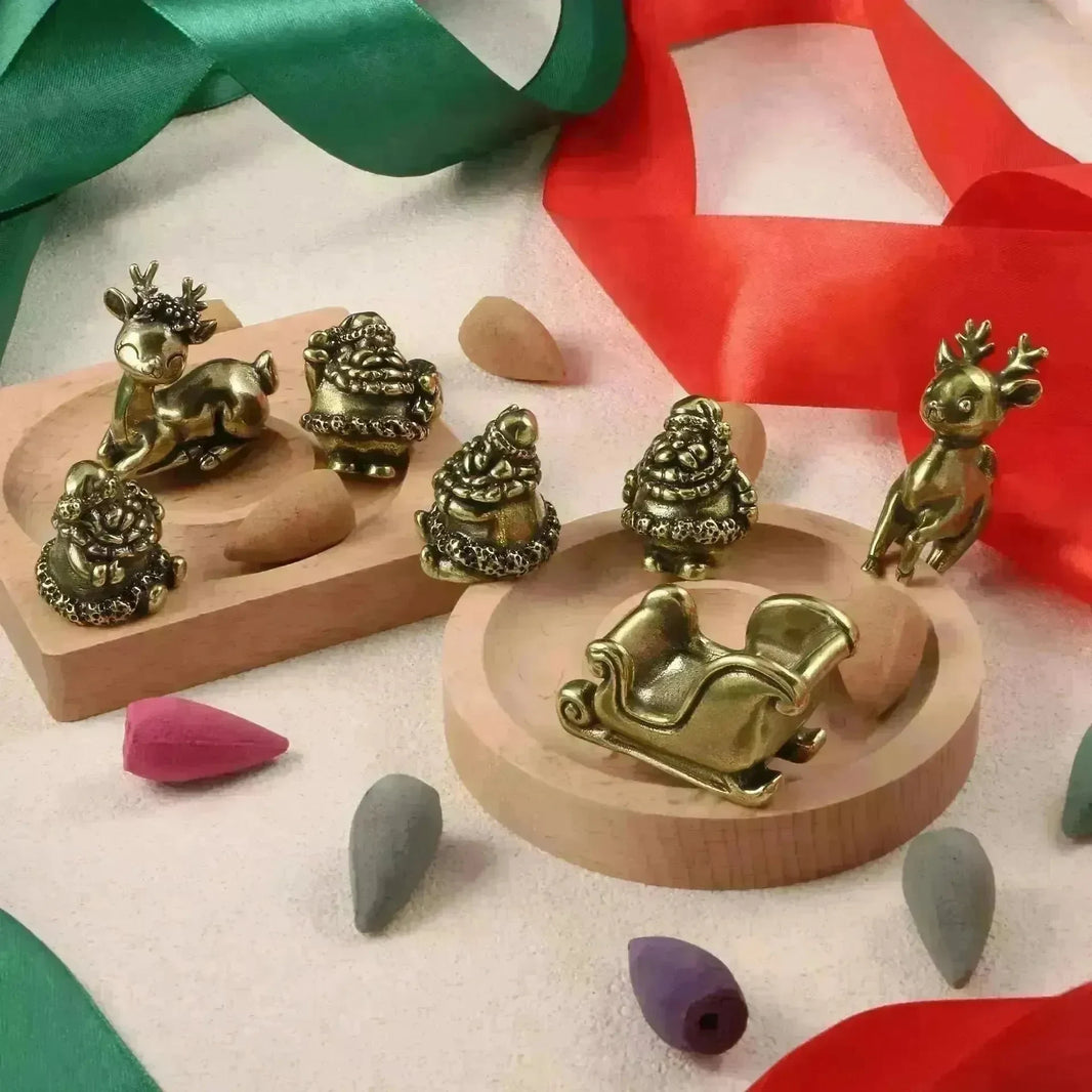 Christmas Sled Creative Antique Reproduction Distressed Ornaments Brass Crafts - EX-STOCK CANADA