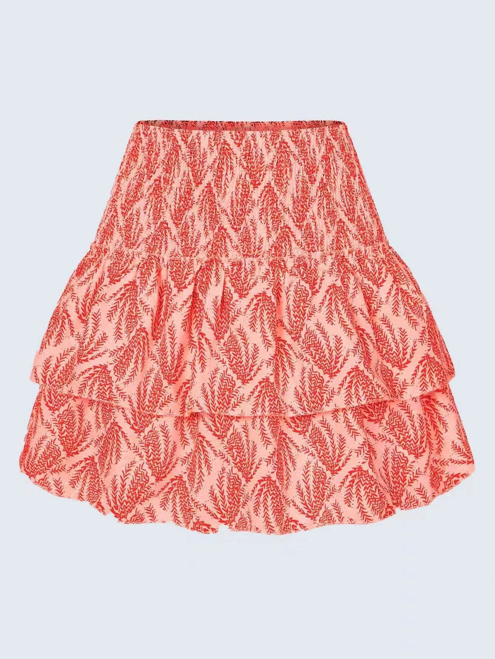 Leisure Versatile Lotus Leaf Women's Mini layered Skirt - EX-STOCK Canada
