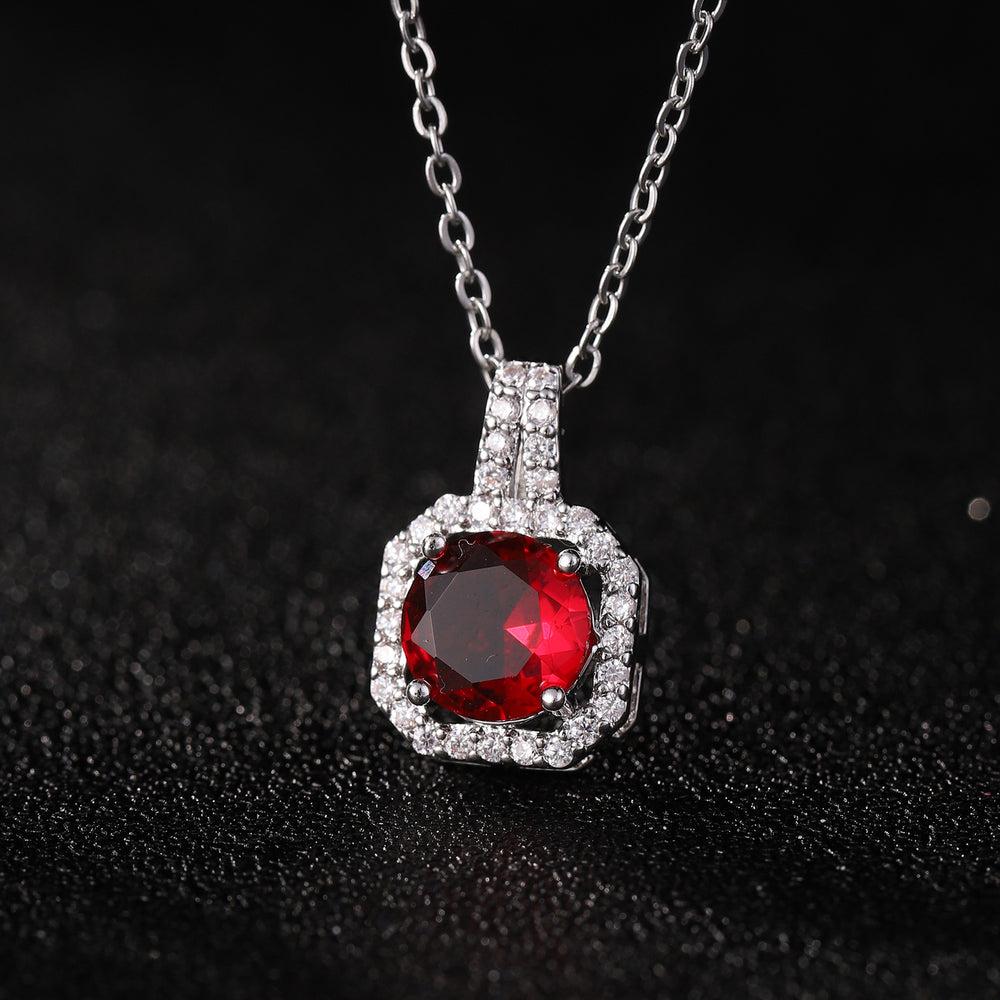 Perfume Bottle Pendant Necklace Women's Full Diamond - EX-STOCK Canada