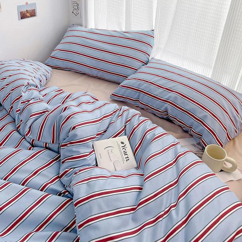 Korean Ins Modern Minimalist Duvet Cover Three Or Four Piece Suit EX-STOCK Canada