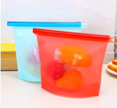 Reusable Silicone food storage bag vacuum sealed bag - EX-STOCK Canada