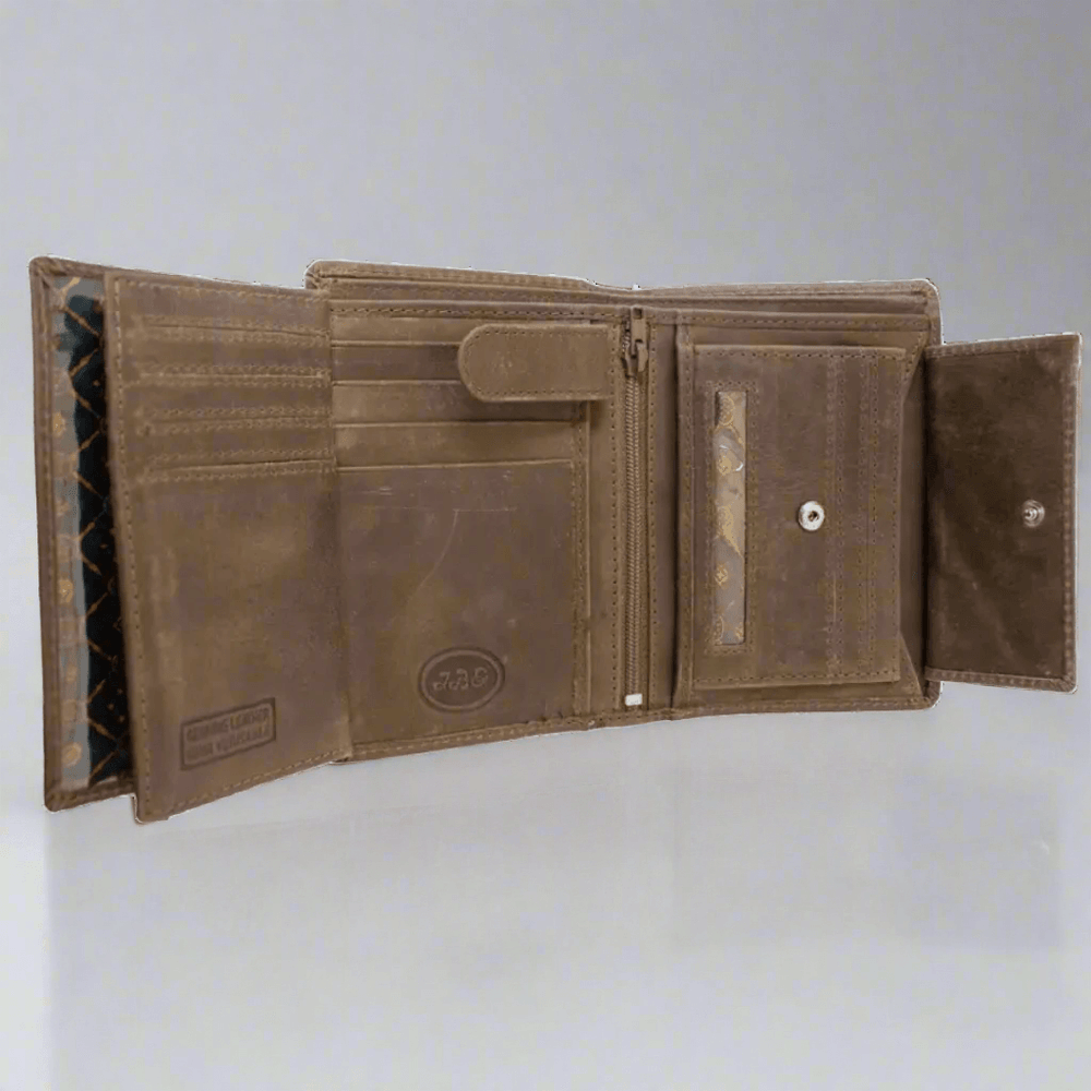 JBG Men's RFID Leather Wallet EX-STOCK Canada