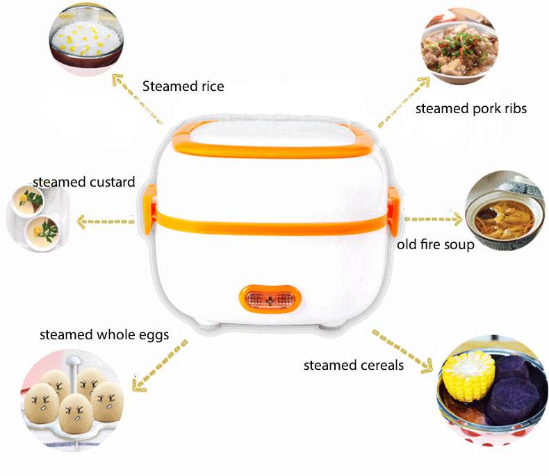 Multi-Function Electric Cooking Lunch Box – Portable & Heated - EX-STOCK Canada