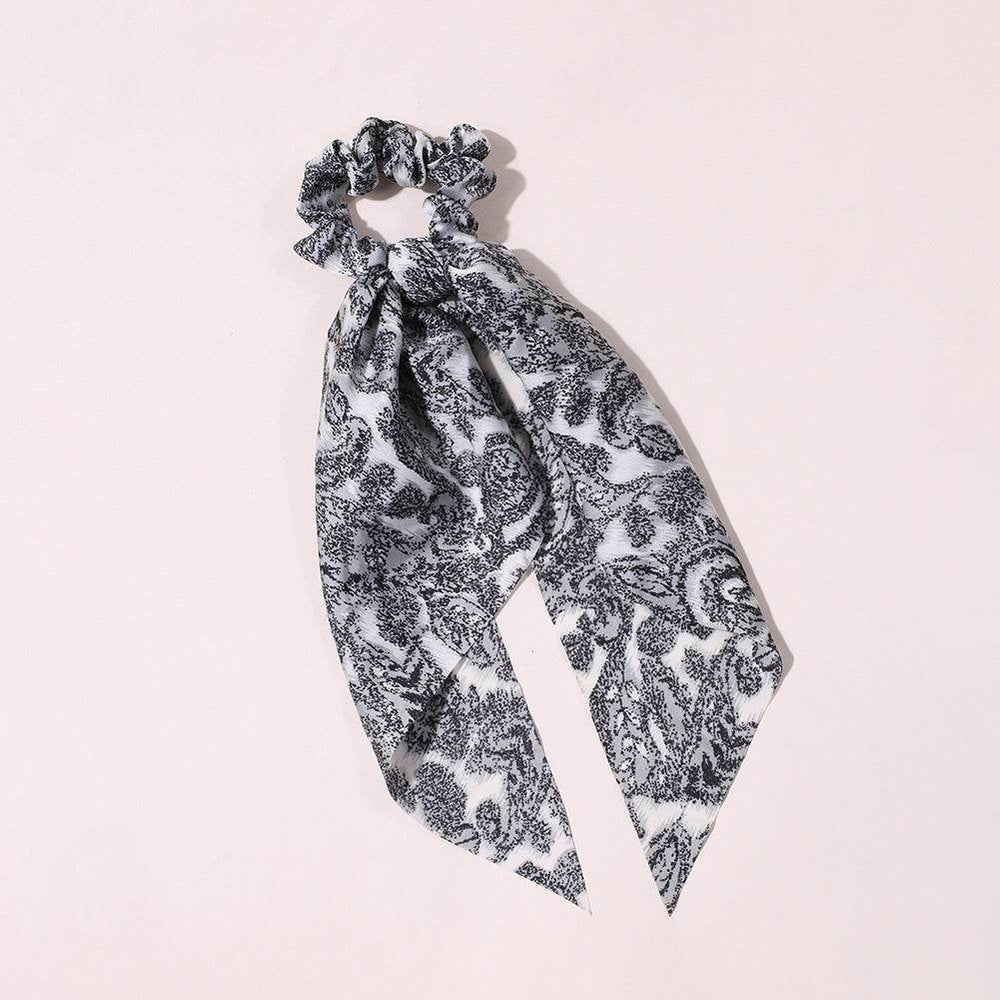 Cute Hair Silk Bow Scrunchie Vintage Satin Scarf Scrunchie - EX-STOCK Canada