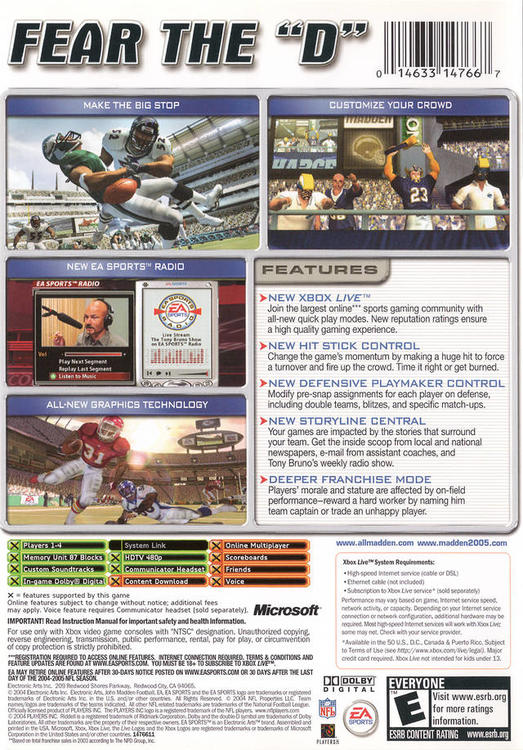Madden NFL 2005