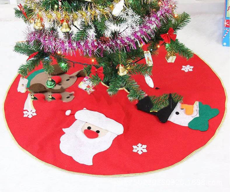 Christmas Tree Skirt High Grade Hotel Christmas Decoration Tree Skirt Layout - EX-STOCK Canada