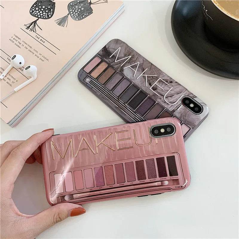 Eyeshadow Makeup-themed Silicone iPhone Case women - EX-STOCK Canada