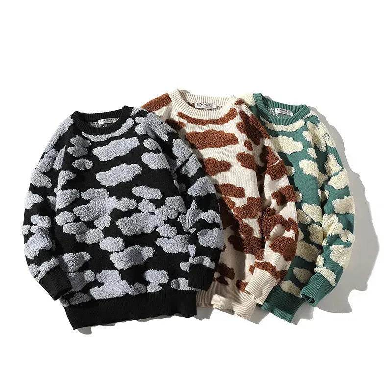 New Trend Autumn Winter Unisex Oversized Woolen Plush Pullover Sweater - EX-STOCK Canada