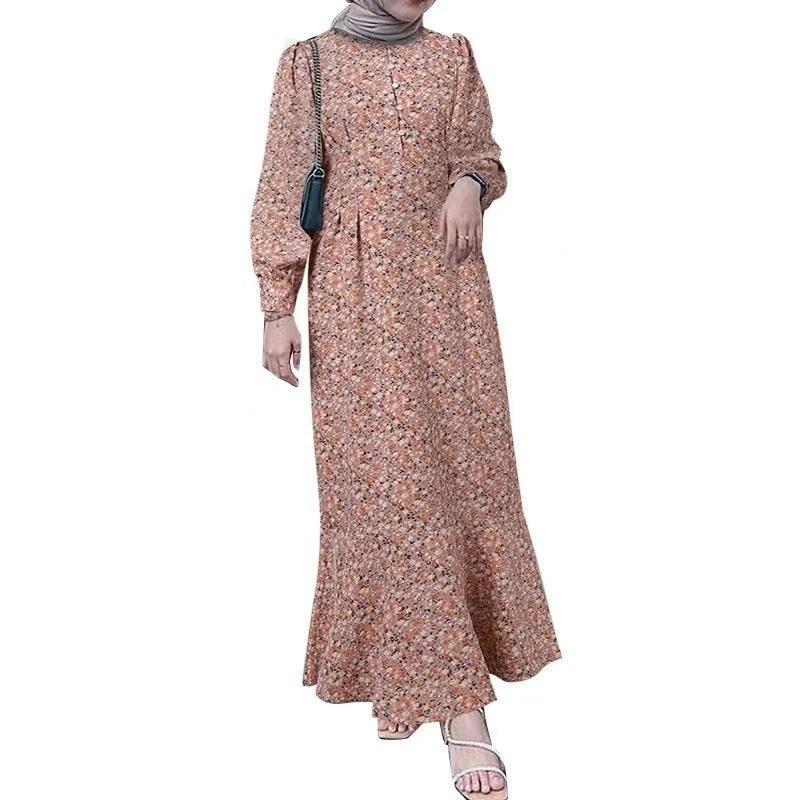 Vêtement musulman style bohème robe petite fleur EX-STOCK Canada