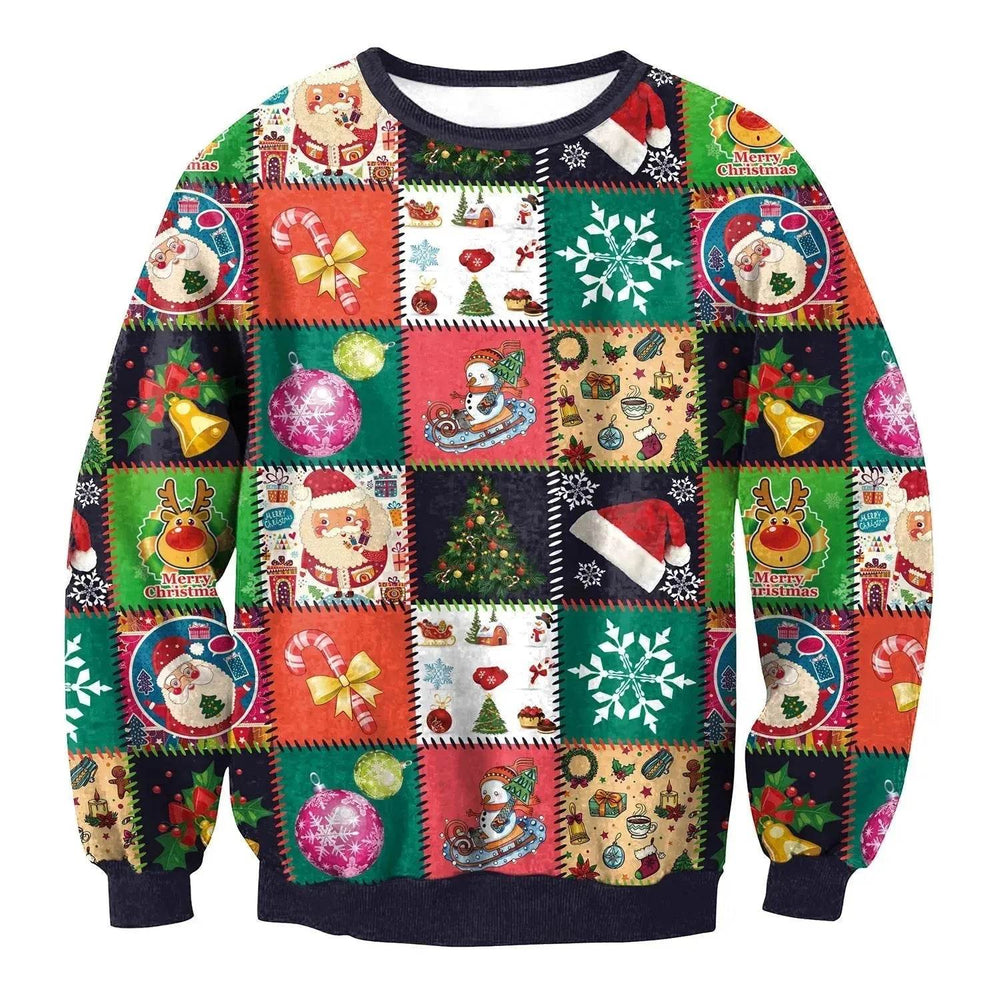 UGLY CHRISTMAS SWEATER Vacation Santa Elf Funny Womens Men Sweaters Tops Autumn Winter Clothing - EX-STOCK Canada