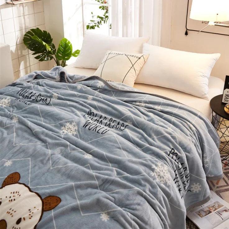 Air conditioning blanket flannel blanket EX-STOCK Canada