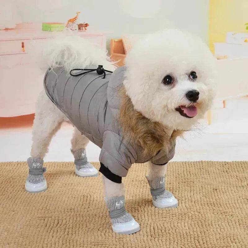 Pet Winter Jacket dog cat autumn warm coat pet hoodies faux fur jacket for pet - EX-STOCK Canada