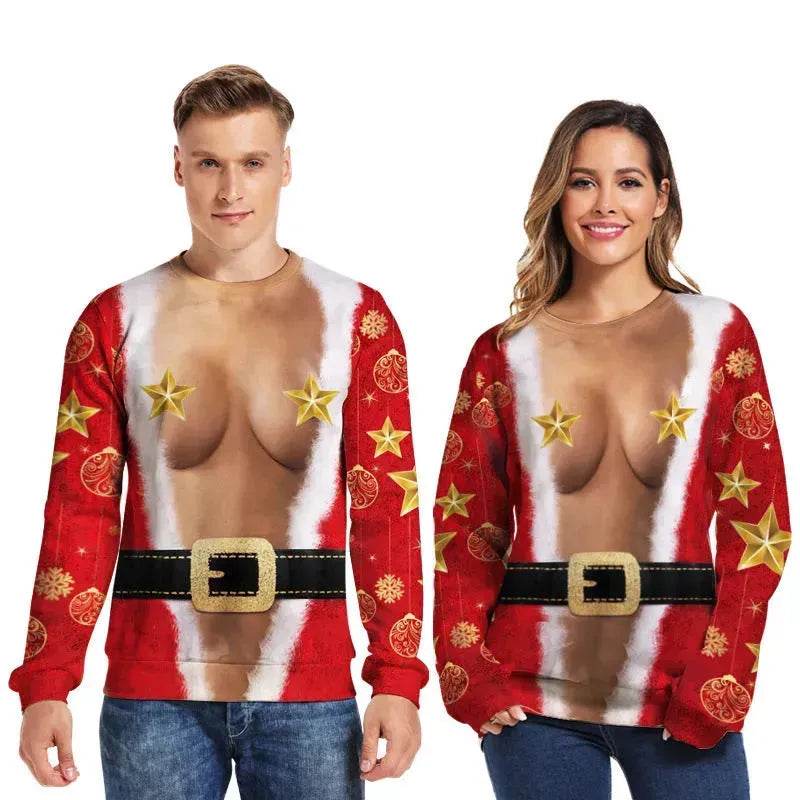 Funny Christmas sweatshirt for couple - EX-STOCK Canada