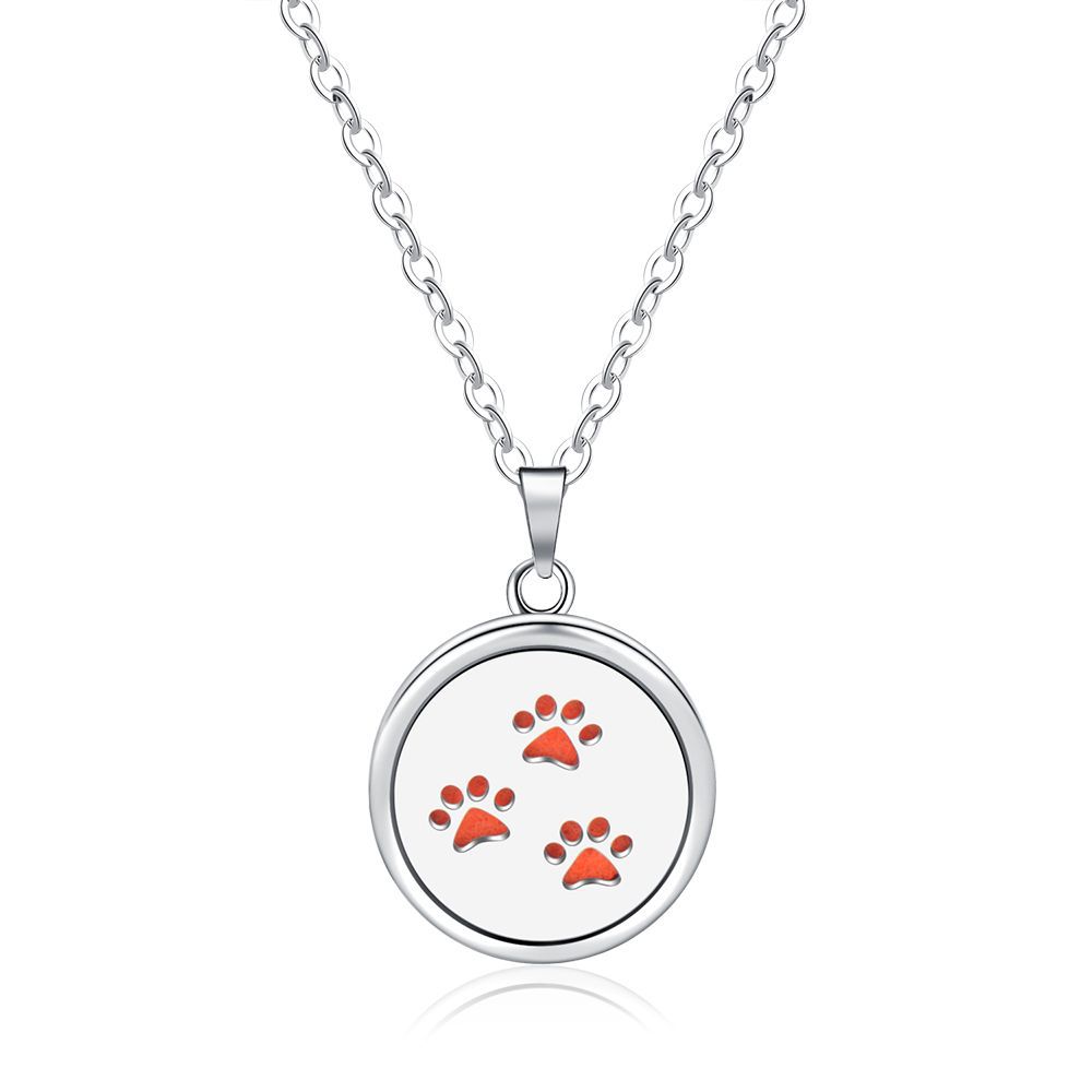 Collar con Caja de Perfume Redonda y Abierta - EX-STOCK Canada