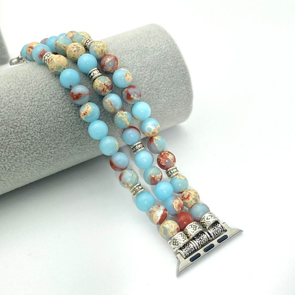 Simple And Versatile Beaded Bracelet smart watch strap - EX-STOCK Canada