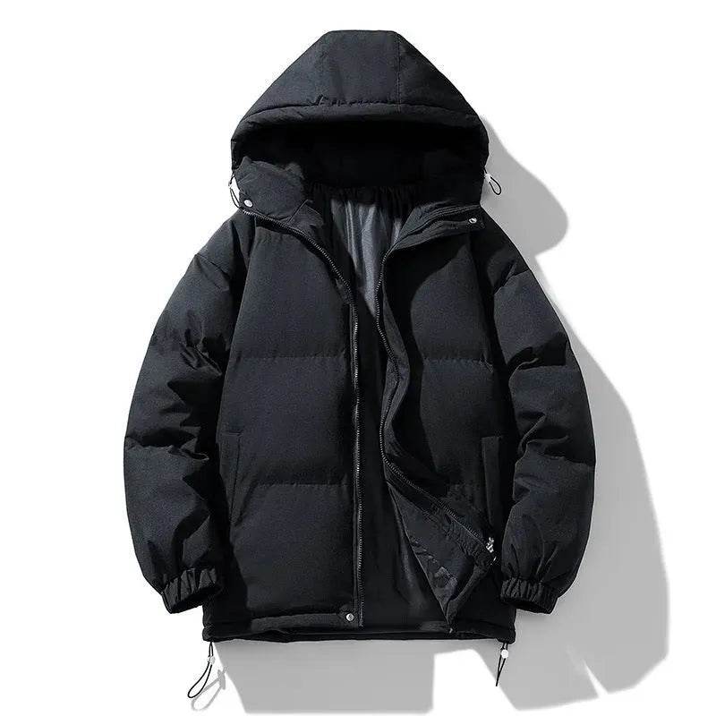 Men's Hoodie Padded Coat Thickened Cotton-padded Clothes Loose Casual Cotton-padded Jacket - EX-STOCK Canada