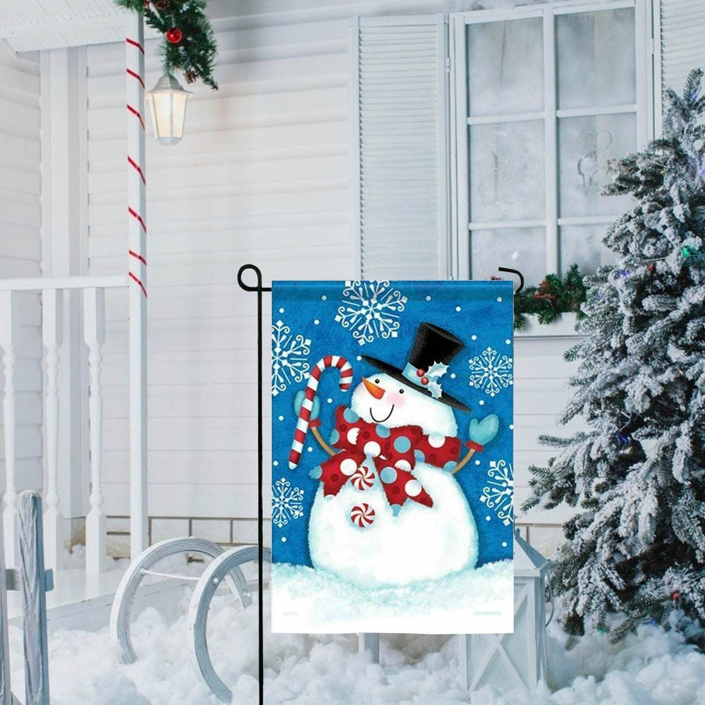 1Pc Garden Flag Stand Flagpole Weatherproof Wrought Iron Coated Yard Flag Holder For Yard Flag Party Banner Fits 11.8x17.7in Flag For Christmas Halloween Outdoor Decoration - EX-STOCK Canada