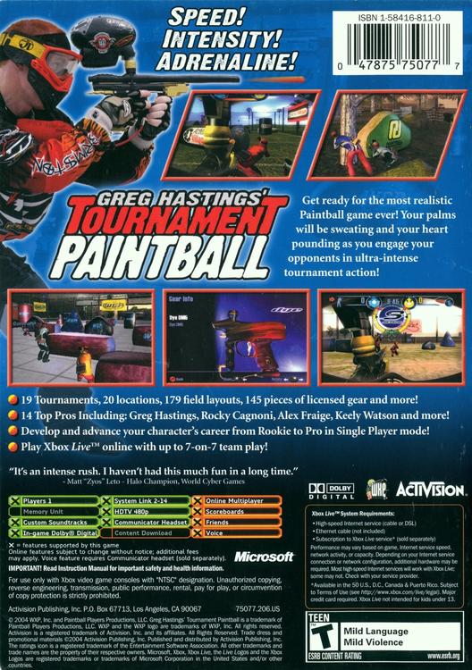 Greg Hastings' Tournament Paintball