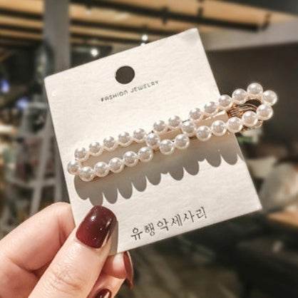 Elegant Pearl Bling Hair Clip - EX-STOCK Canada