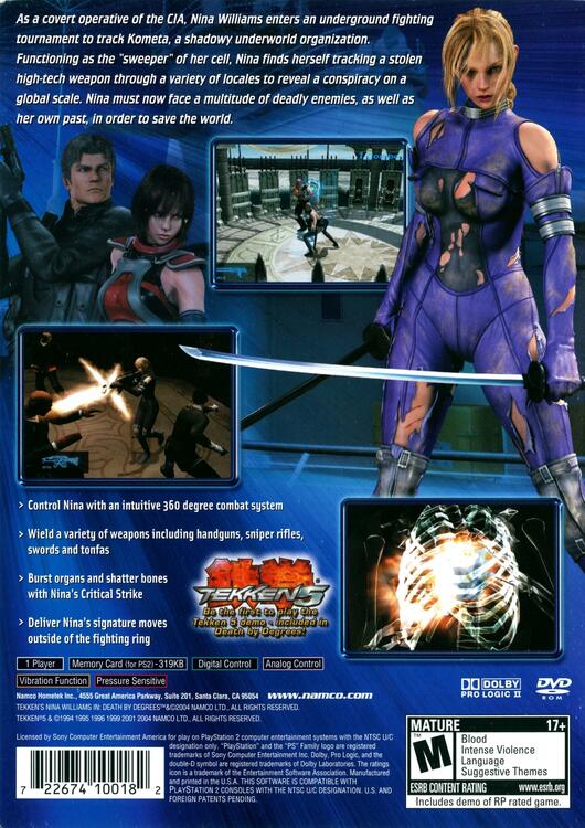 Nina Williams de Tekken dans : Death by Degrees