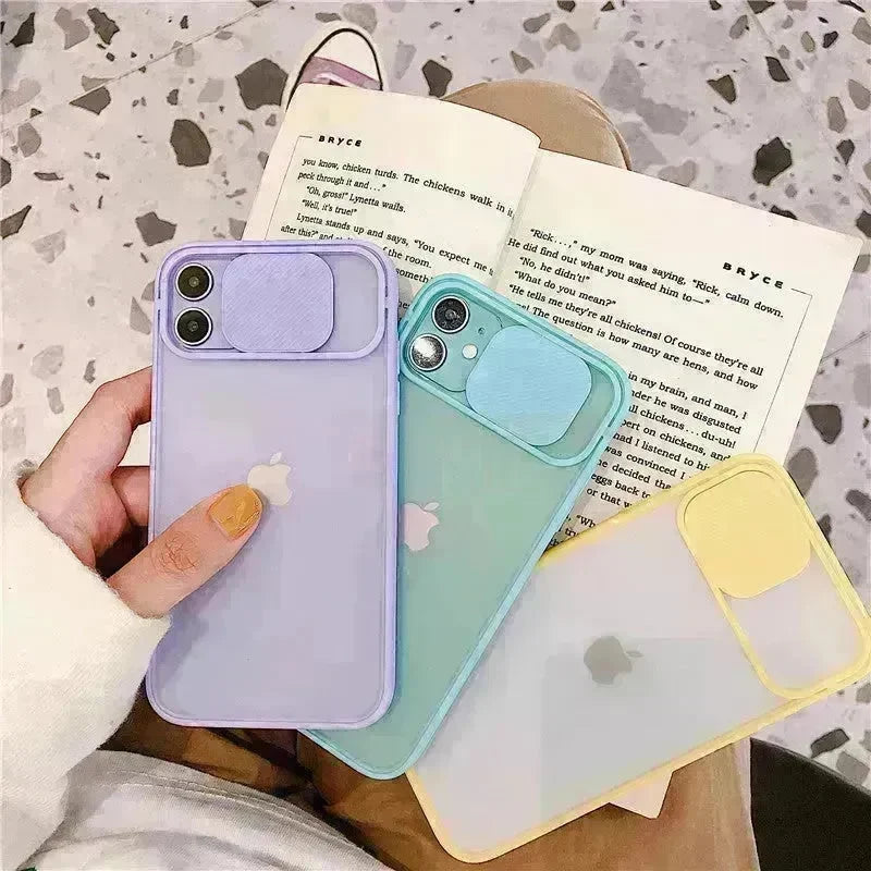 Frosted frame lens Silicone phone case - EX-STOCK CANADA