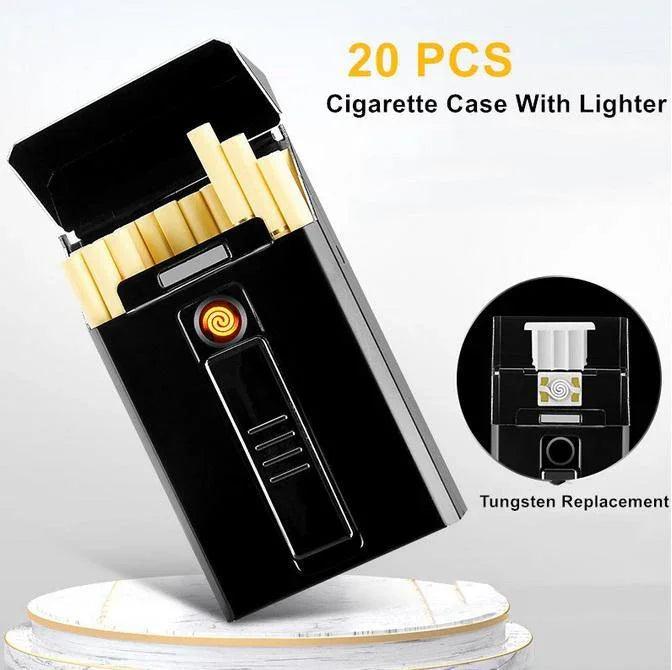 Étui à cigarettes rechargeable pour dix cigarettes fines conventionnellesEX-STOCK Canada