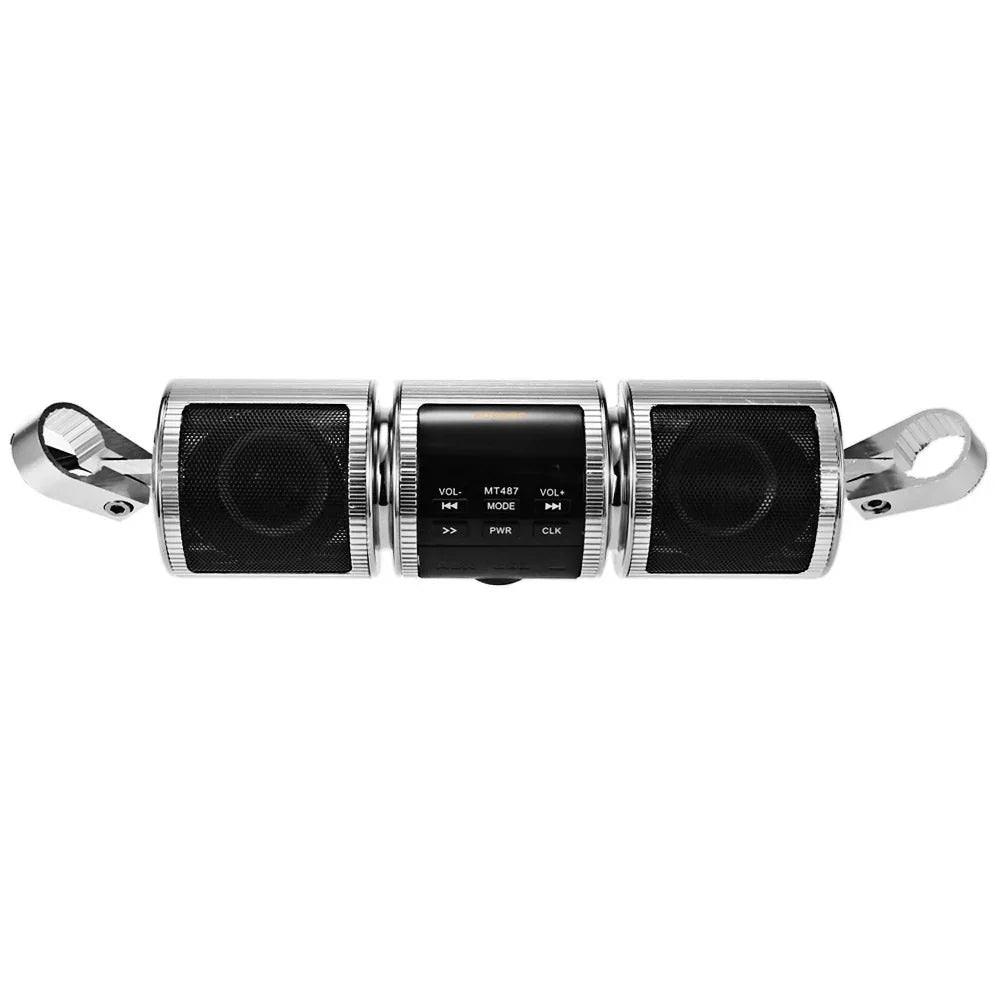 Motorcycle MP3 Music Player Speakers Motorbike Bluetooth Stereo Speaker FM Radio Waterproof Adjustable Bracket Audio Player EX-STOCK Canada
