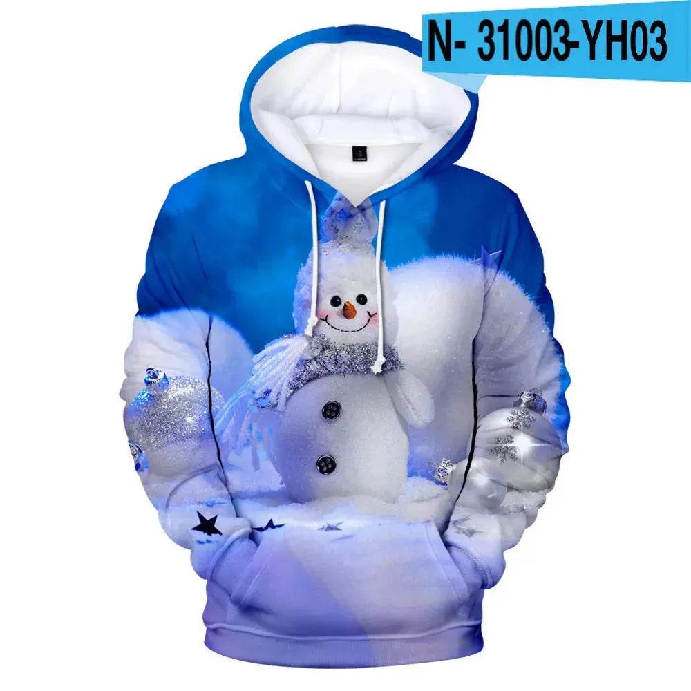 New Funny Christmas Printed Hoodie sweatshirt - EX-STOCK Canada