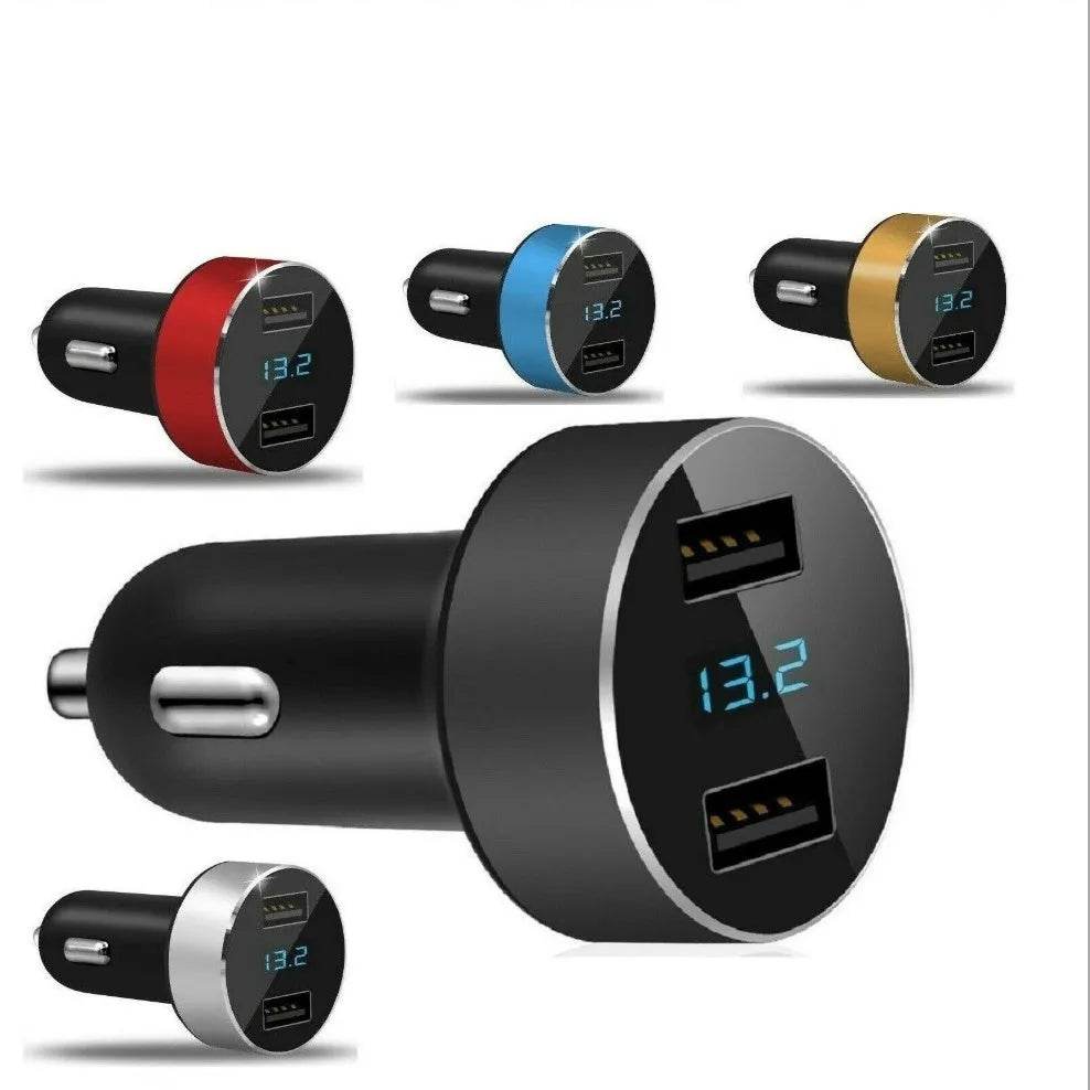 Automobile Smart Digital LED display car charger - EX-STOCK Canada