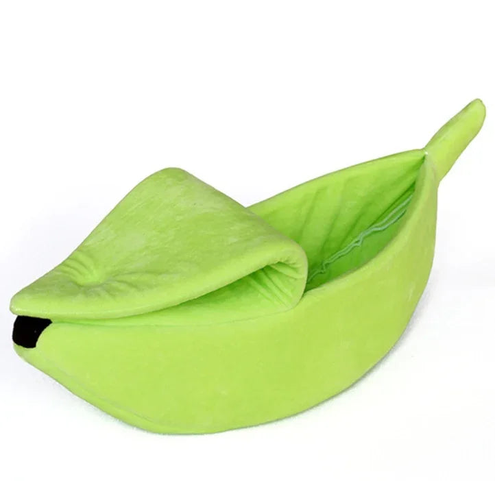 Pet House Dog Bed Banana Shape Dog House Cute Pet Kennel Nest Warm Dog Sofas Sleeping Bed EX-STOCK Canada
