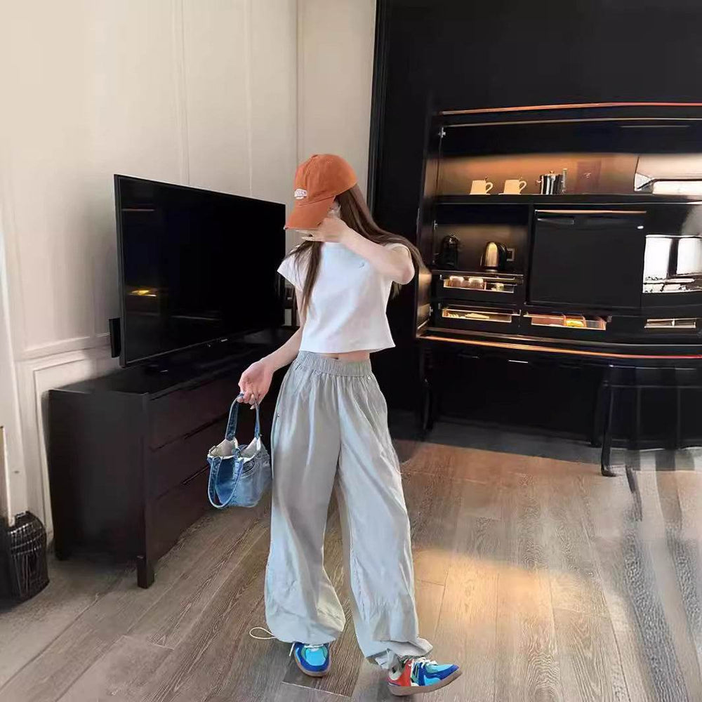 Casual Fashion Oversized Baggy Workwear Pant for women - EX-STOCK Canada