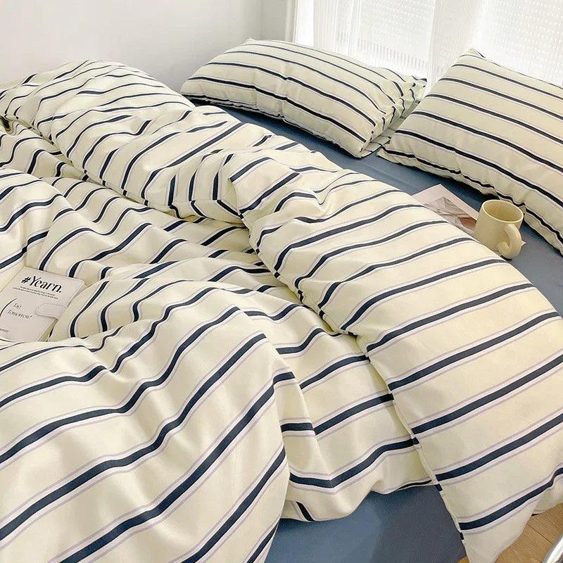 Korean Ins Modern Minimalist Duvet Cover Three Or Four Piece Suit EX-STOCK Canada