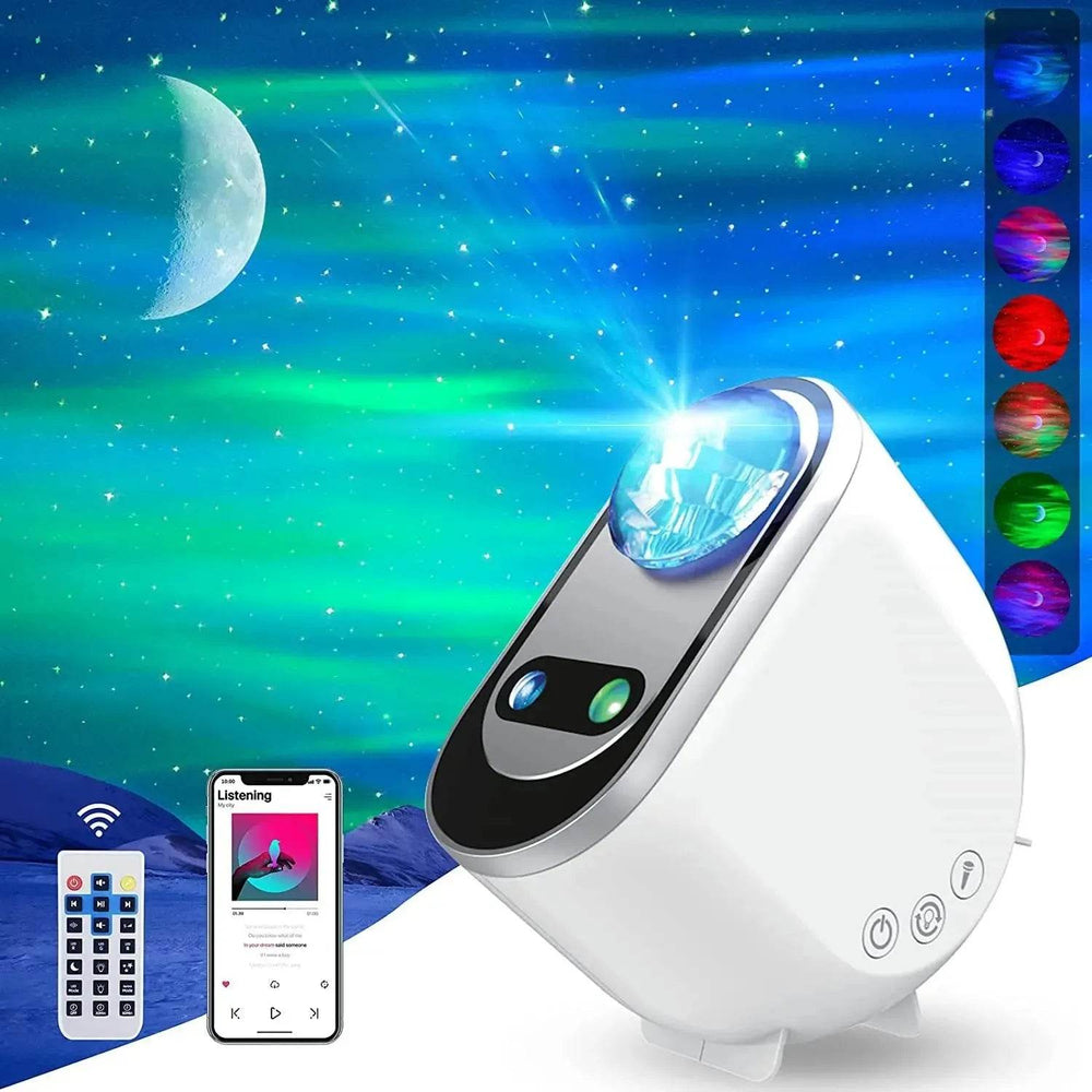 Bedroom Remote Control Starry Projection Lamp Home decor - EX-STOCK Canada