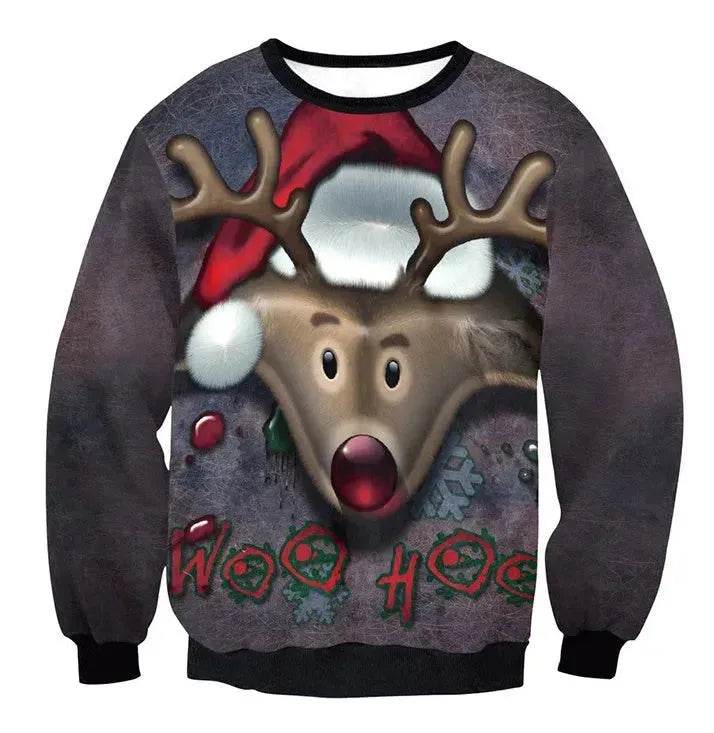 UGLY CHRISTMAS SWEATER Vacation Santa Elf Funny Womens Men Sweaters Tops Autumn Winter Clothing - EX-STOCK Canada
