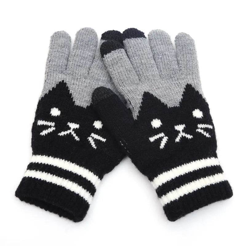 Couple knitted gloves touch screen gloves - EX-STOCK Canada