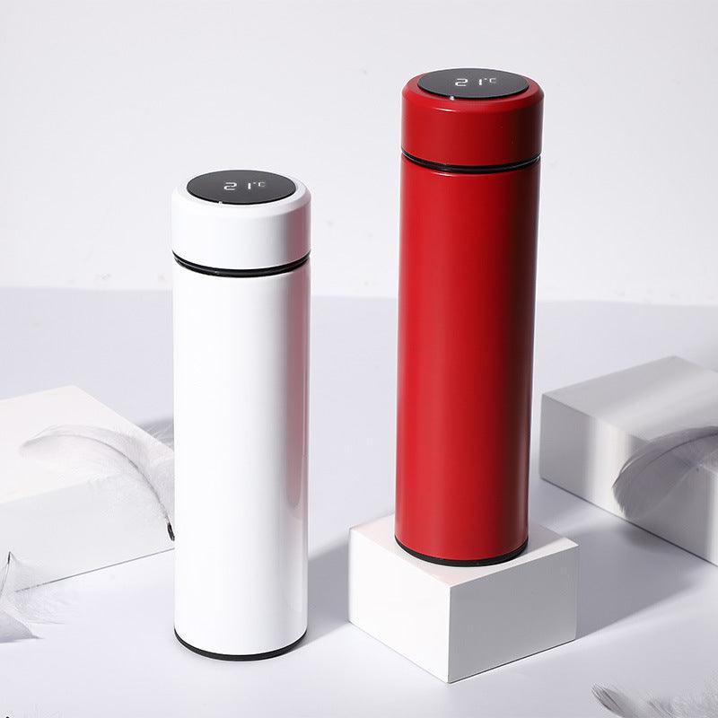 Bouteille d'eau intelligente isolée en acier inoxydable 316 avec séparation pour boissons de thé pour hommes et femmes
