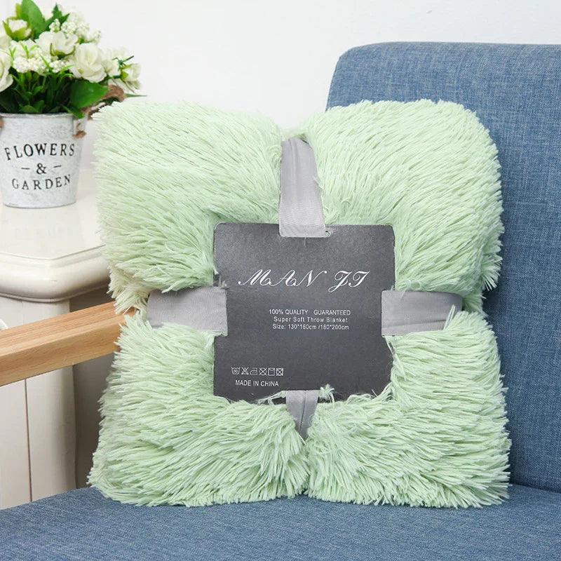 Plush Blanket Double-layer Blanket Multifunctional EX-STOCK Canada
